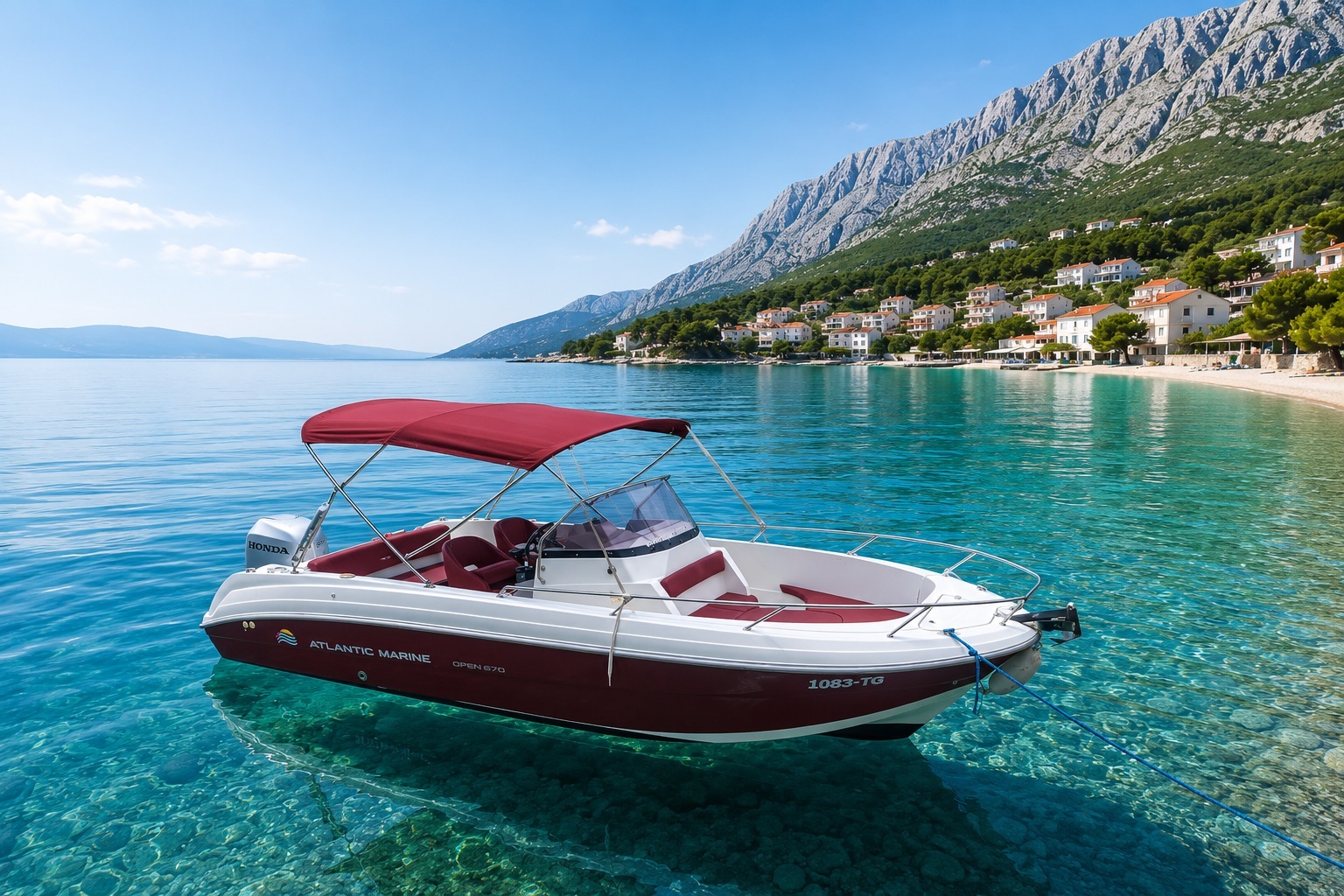 Rent a boat Drasnice – speedboat on Adriatic sea